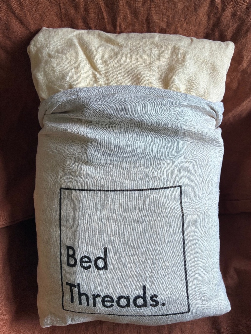 NWT Limoncello Bed Threads KING / CALI KING 100% Flax Linen Duvet Cover